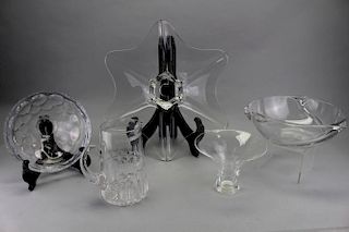 (4) Pieces of Glass, Steuben, Val St. Lambert
