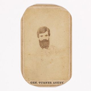 CIVIL WAR CONFEDERATE GENERAL TURNER ASHBY (VIRGINIA, 1828-1862) CDV IMAGE