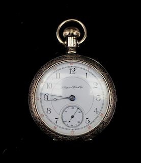 Hampton Watch Co. Men's Pocket Watch