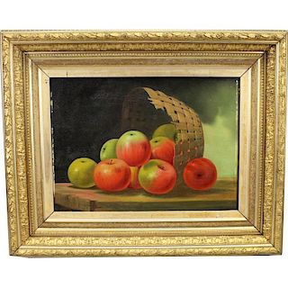 19th C. Still Life, Apples