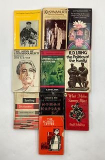 10 Books including: R.D. Laing, LAMA, The Scarlett Letter, Carlos Castaneda and +