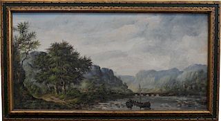 Landwehr Jr, Signed River Landscape