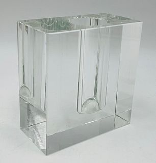 Post Modern Crystal Bud Vase