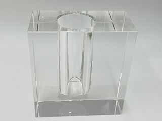 Post Modern Crystal Bud Vase