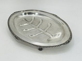 Silver Plate Meat Tray by Friedman Silver CO.