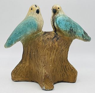 Ceramic Birds on a Tree Trunk from Sony Studios