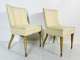 Pair of Vintage Slipper Chairs, America 1960s