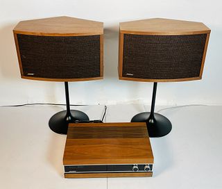 Pair of Bose 901 Speakers With Spatial Control Receiver