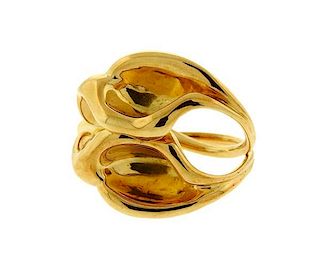 Tiffany &amp; Co Elsa Peretti  18K Gold Earrings