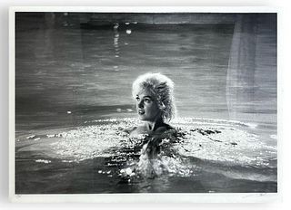 Lawrence Schiller (USA B1936) 'Marylin Monroe - 1962' Signed & numbered. 42x58