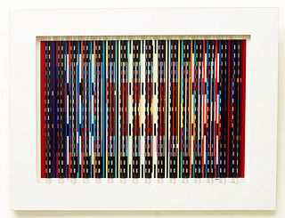 Yaacov Agam  'Fascination' 1995, Prismagraph Signed & numbered AP, Publisher/Printer COA, In Mint