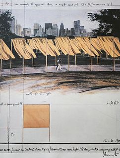CHRISTO AND JEANNE-CLAUDE, "THE GATES-CENTRAL PARK - 1986"