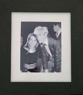 Andy Warhol, Brooke Shields, Dec. 5, 1981, Studio 54, NYC
