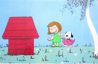Charles Schulz "SNOOPY and PEPPERMINT PATTY" Original Production CEL 1983 - 1985