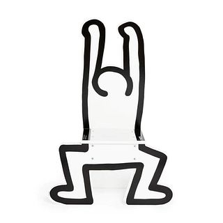 KEITH HARING KIDS CHAIR "WHITE"