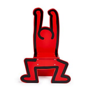 KEITH HARING KIDS CHAIR "RED"