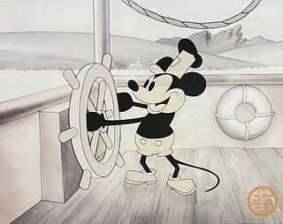 DISNEY MICKEY MOUSE STEAMBOAT WILLIE LIMITED EDITION SERICEL