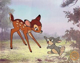 DISNEY BAMBI & THUMPER LIMITED EDITION SERICEL