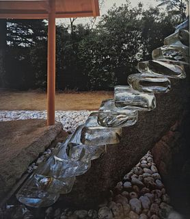 Hiroshi Sugimoto, Untitled (Side view of the optical-glass steps) 2002