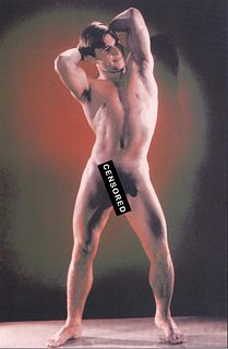 Bruce Bellas of Los Angeles Nude Study, 1950's (3) - 7.5"x9.5"