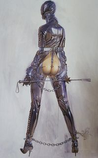 Hajime Sorayama 'Untitled' 2002 offset lithograph, matted