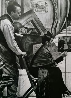 Frida Kahlo, Painting with Diego
