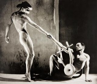 George Platt Lynes, Nicholas Megallanes And Francisco Moncion In Orpheus, New York City Ballet, 1950