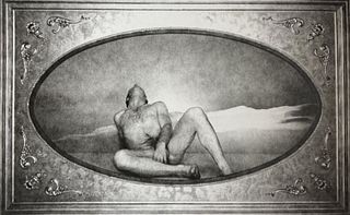 George Platt Lynes, Nude Man Franed, 1954
