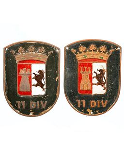 Spanish Civil War Sleeve Shields.