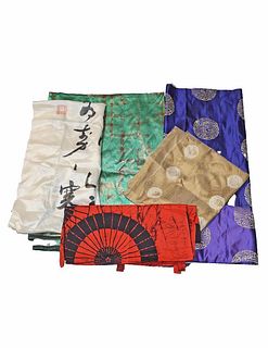 Assorted Asian and Folk Textiles.