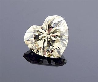 GIA 1.88ct Fancy Yellow I1 Heart Loose Diamond