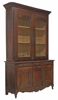 FRENCH PROVINCIAL STEPBACK CABINET