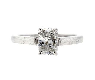 Tiffany &amp; Co Platinum GIA 1.03ct E VS1 Engagement Ring