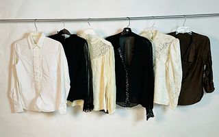 Set of 6 Women's Blouses, Various Sizes, Unbranded