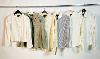 Set of 6 Ralph Lauren Women's Blouses, Various Sizes, Colors