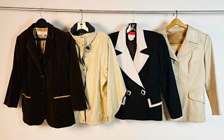 Set of 4 Women's Blazers/Jackets Various Sizes, Brands