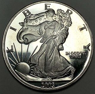 2003 American Eagle Design Proof 1 ozt .999 Silver
