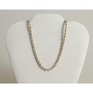 Tiffany & Co. Silver/18k Gold Necklace