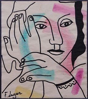 After Pablo Picasso: Jacqueline Assie avec son Chat Noir