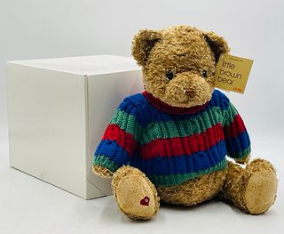 2002 Limited Edition Gund Little Brown Bear Made for Bloomingdale with Bloomingdale's Box