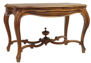 FRENCH LOUIS XV STYLE WALNUT WRITING TABLE