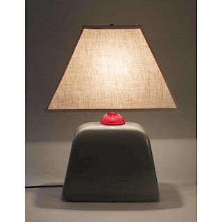 Studio Art Pottery Table Lamp & Shade
