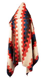 Navajo Serape Wearing Blanket, 5'9" x 5'1"