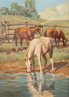 Newman Myrah, oil on canvas