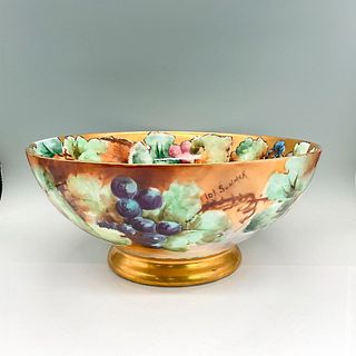 Heinrich & Co. Large Porcelain Bowl, Grapes