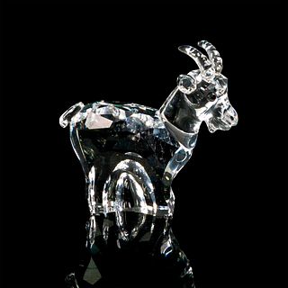 Swarovski Silver Crystal Figurine, Zodiac Goat