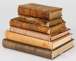 Six books, including Poems on Several Occasions...