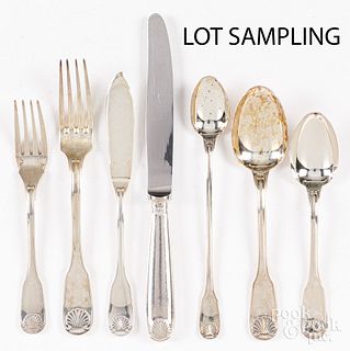 Christofle silver plated flatware service