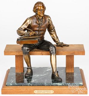 George Lundeen, bronze of Thomas Jefferson