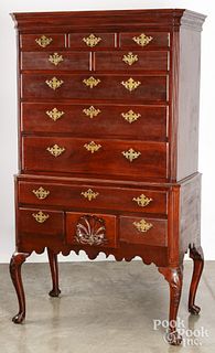 Chippendale mahogany high chest